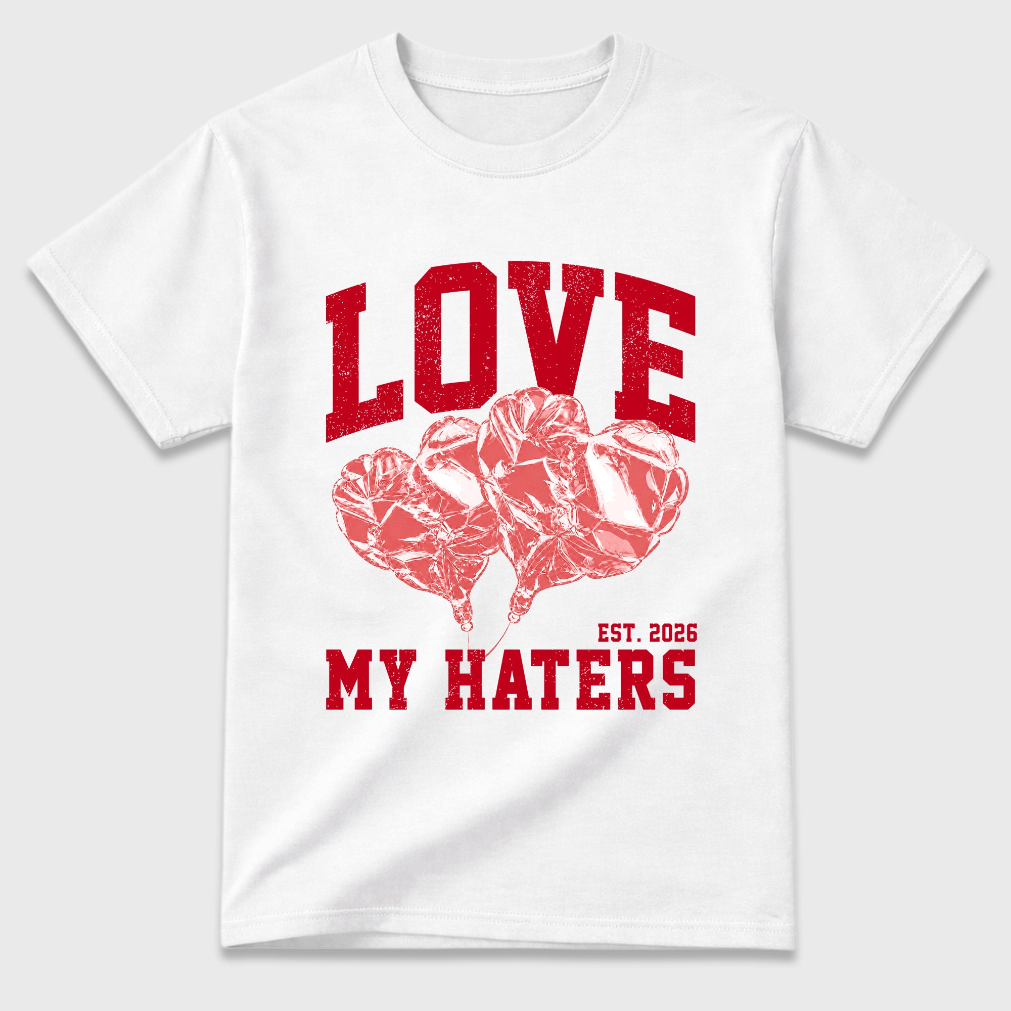 Love My Haters Graphic T-Shirt featuring original streetwear artwork designed to match the Air Jordan 1 Nails and Grails. White 2 Graphic T-Shirt.