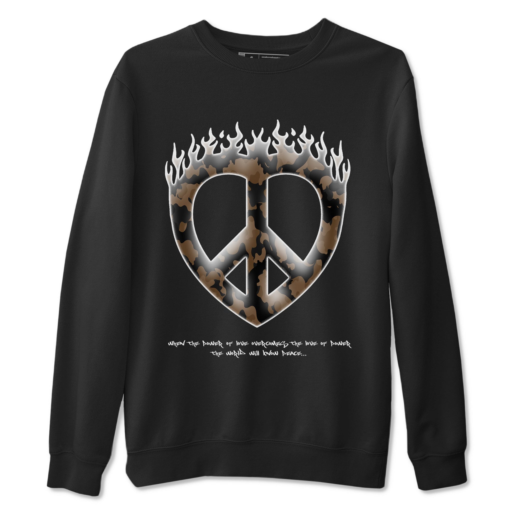 Jordan Jumpman Jack TR Travis Scott Dark Mocha shirts to match jordans Love Peace sneaker match tees Jordan Jumpman Jack Travis Scott Dark Mocha match shoes to clothes SNRT Sneaker Tees unisex cotton Black 2 shirts
