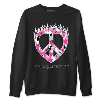 KD 4 Aunt Pearl shirts to match jordans Love Peace graphic tees KD 4 Aunt Pearl t shirts to match sneakers SNRT Sneaker Tees unisex cotton Black 2 shirts