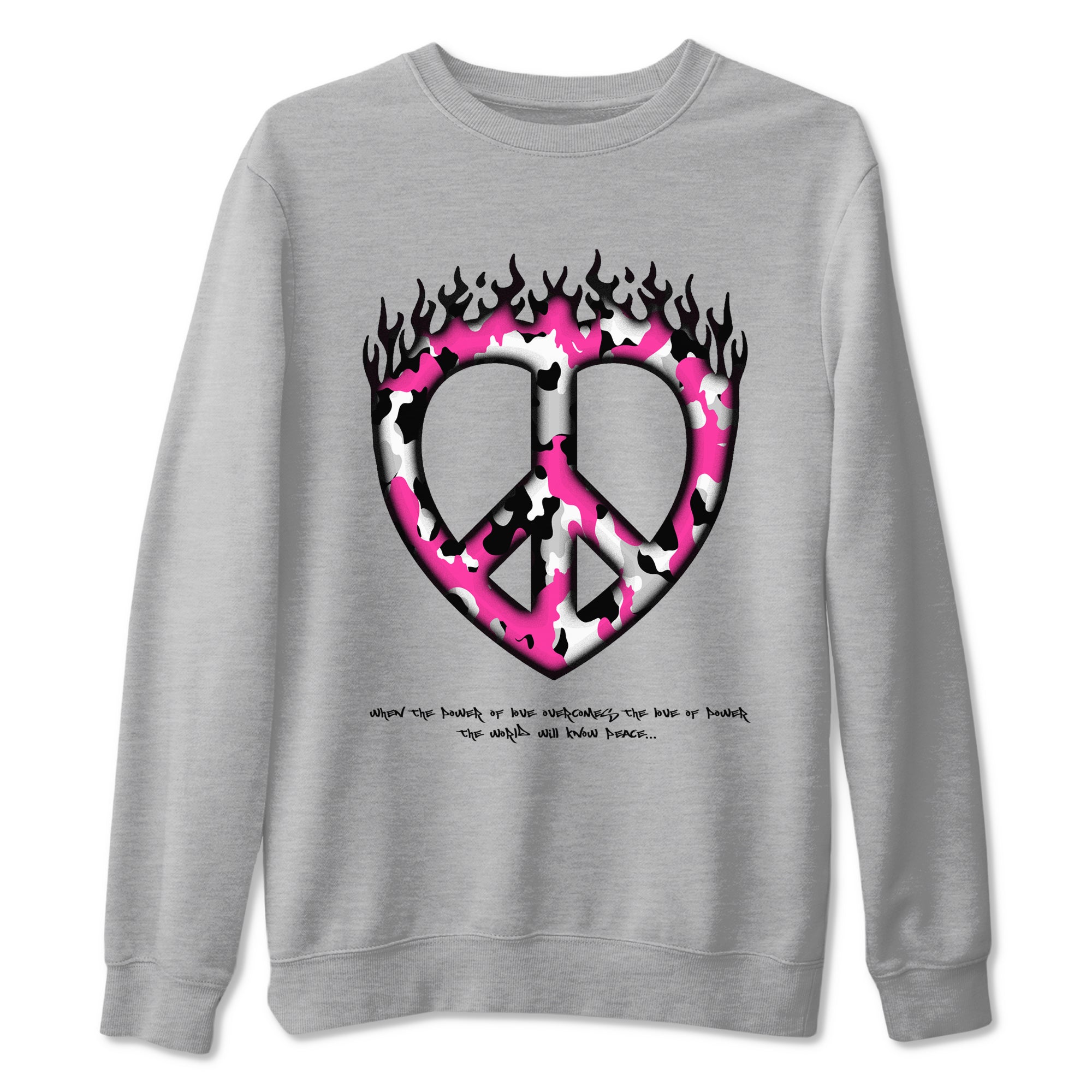 KD 4 Aunt Pearl shirts to match jordans Love Peace graphic tees KD 4 Aunt Pearl t shirts to match sneakers SNRT Sneaker Tees unisex cotton Heather Grey 2 shirts