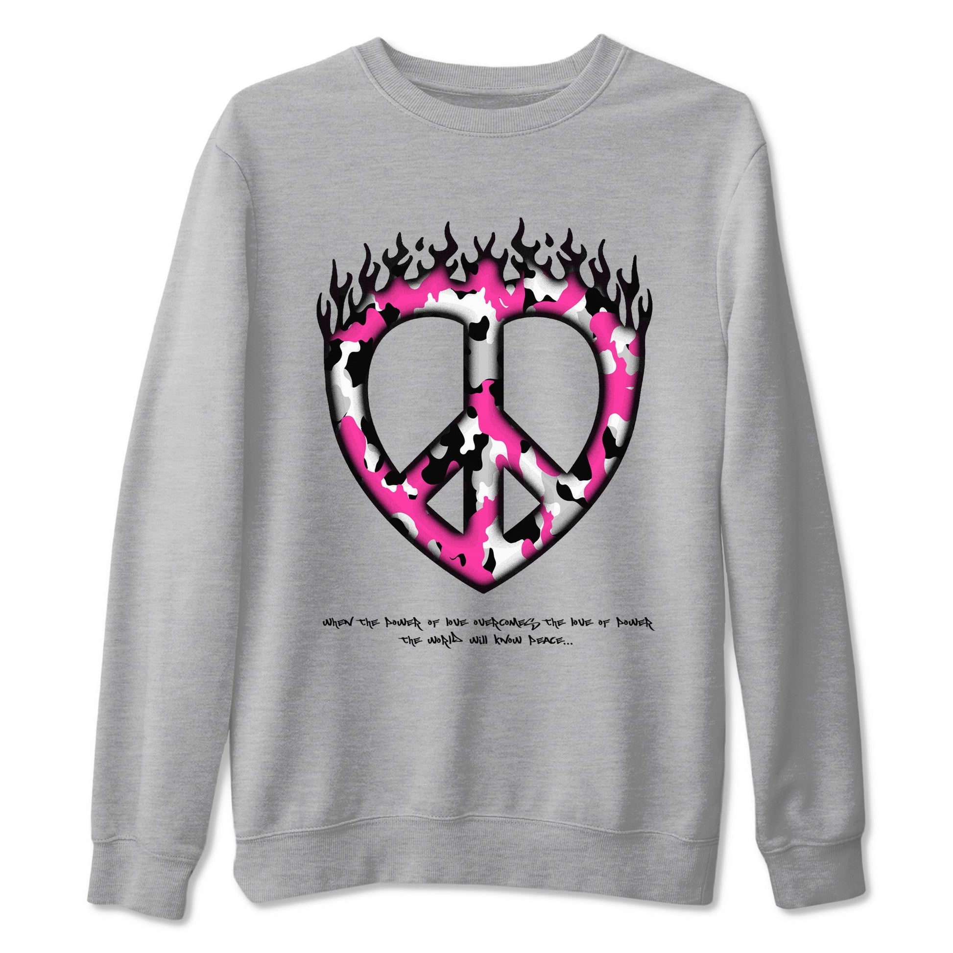 KD 4 Aunt Pearl shirts to match jordans Love Peace graphic tees KD 4 Aunt Pearl t shirts to match sneakers SNRT Sneaker Tees unisex cotton Heather Grey 2 shirts