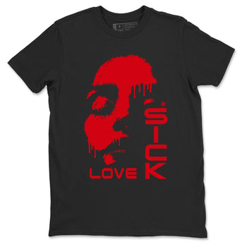 AE 1 Bred shirts to match jordans Love Sick sneaker match tees AE 1 Bred match shoes to clothes SNRT Sneaker Tees unisex cotton Black 2 shirts