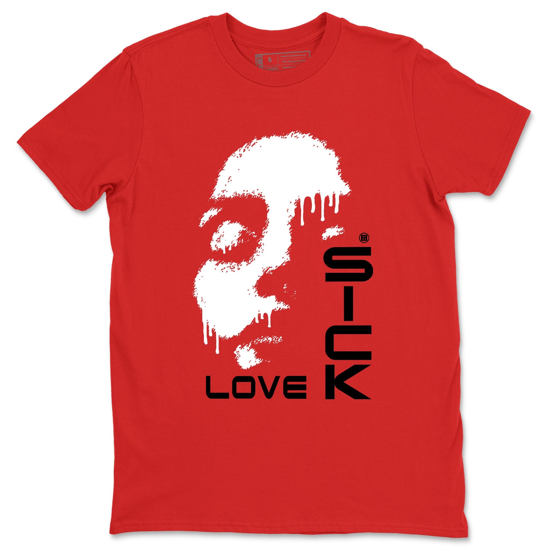 11s Bred Velvet shirts to match jordans Love Sick sneaker match tees Air Jordan 11 Bred Velvet match shoes to clothes SNRT Sneaker Tees unisex cotton Red 2 shirts