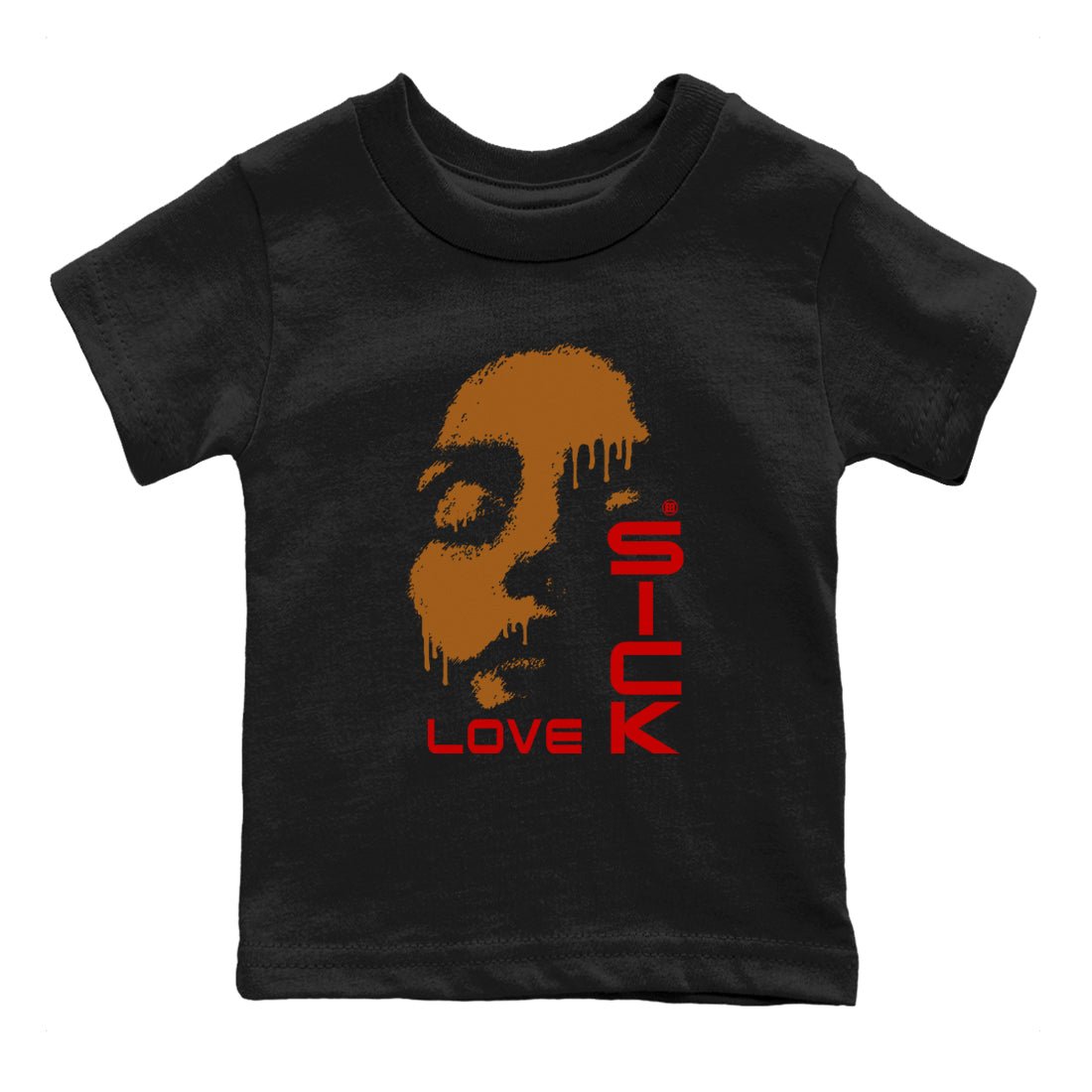 5s Archaeo Brown shirts to match jordans Love Sick sneaker match tees Air Jordan 5 Archaeo Brown match shoes to clothes SNRT Sneaker Tees Youth Baby Black 2 tee