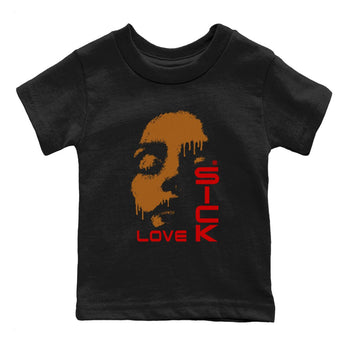 5s Archaeo Brown shirts to match jordans Love Sick sneaker match tees Air Jordan 5 Archaeo Brown match shoes to clothes SNRT Sneaker Tees Youth Baby Black 2 tee