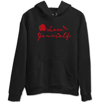 AE 1 Bred shirts to match jordans Love Yourself sneaker match tees AE 1 Bred match shoes to clothes SNRT Sneaker Tees unisex cotton Black 2 shirts