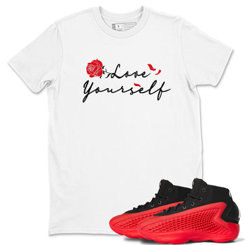 AE 1 Bred shirts to match jordans Love Yourself sneaker match tees AE 1 Bred match shoes to clothes SNRT Sneaker Tees unisex cotton White 1 shirts