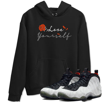 Foams One Jin shirts to match jordans Love Yourself sneaker match tees Foams One Jin match shoes to clothes SNRT Sneaker Tees unisex cotton Black 1 shirts