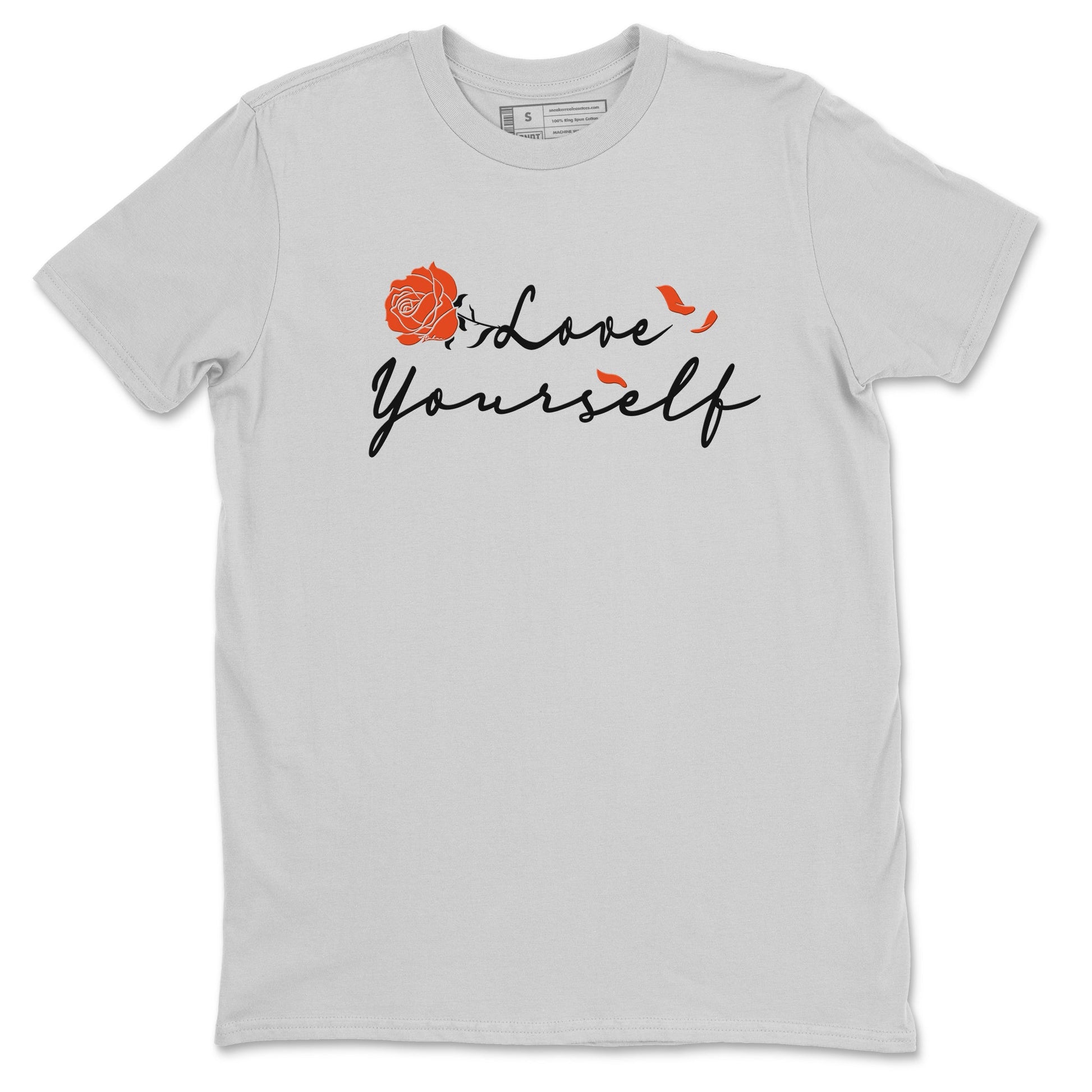 Foams One Jin shirts to match jordans Love Yourself sneaker match tees Foams One Jin match shoes to clothes SNRT Sneaker Tees unisex cotton Silver 2 shirts
