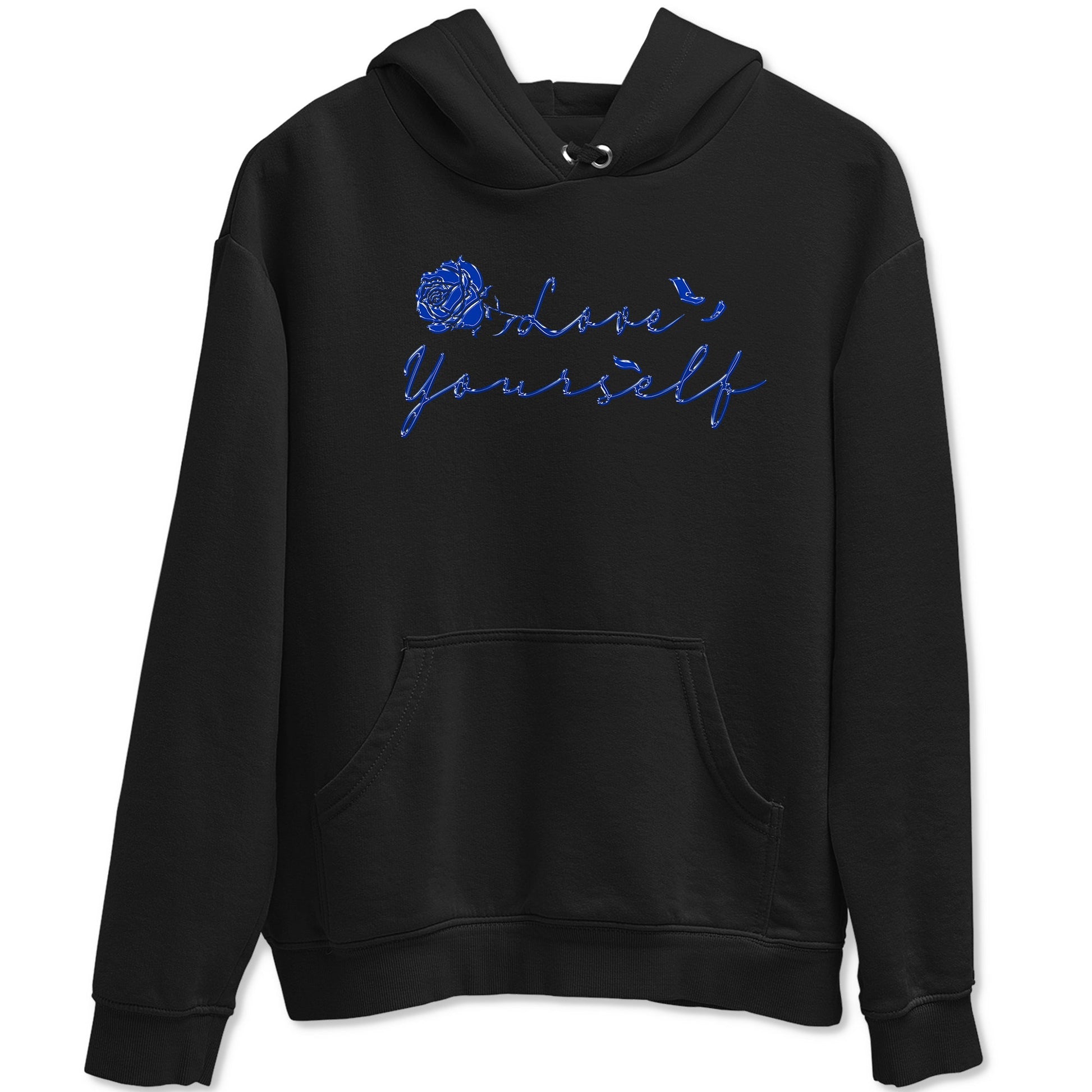 Foams One Royal shirts to match jordans Love Yourself sneaker match tees Air Foamposite One Royal match shoes to clothes SNRT Sneaker Tees unisex cotton Black 2 shirts