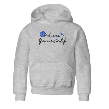 Foams One Royal shirts to match jordans Love Yourself sneaker match tees Air Foamposite One Royal match shoes to clothes SNRT Sneaker Tees Youth Baby Heather Grey 2 tee