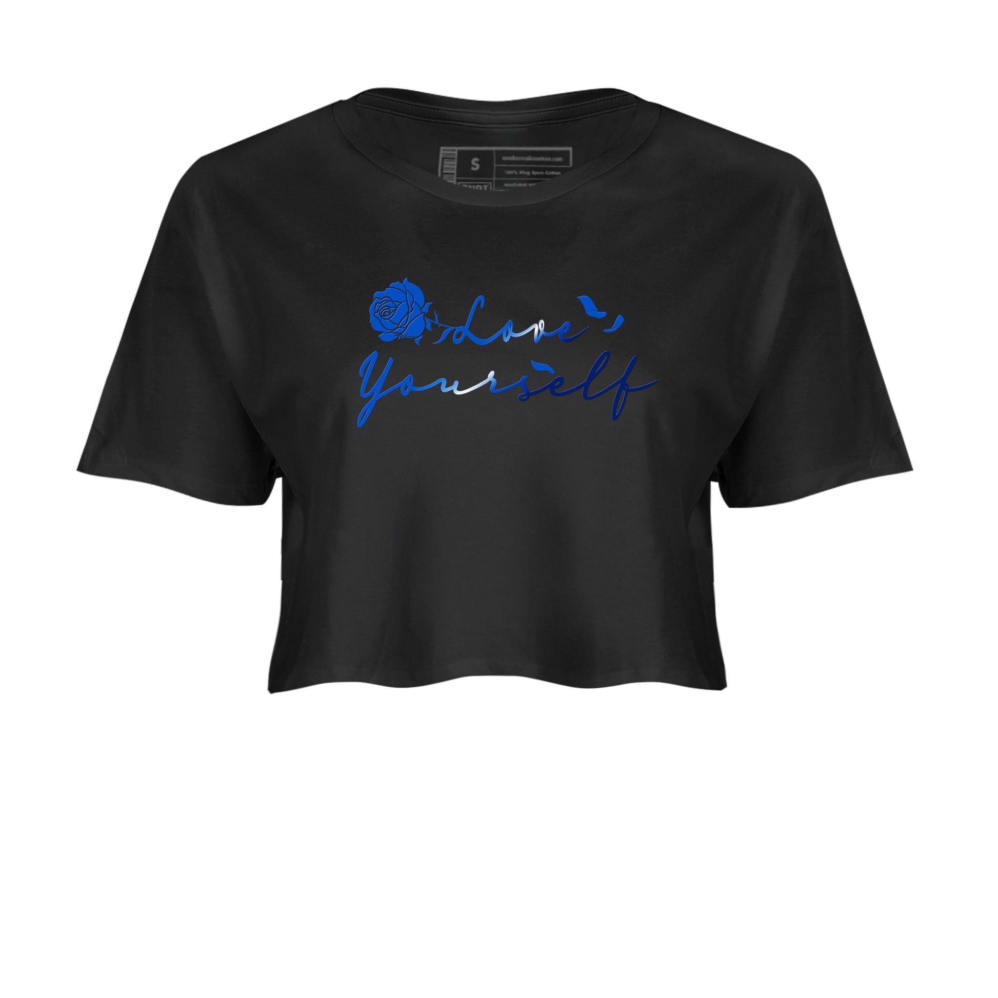 Air Force 1 404 Error shirt to match jordans Love Yourself sneaker tees Air Force 1 404 Error SNRT Sneaker Release Tees Black 2 crop length shirt