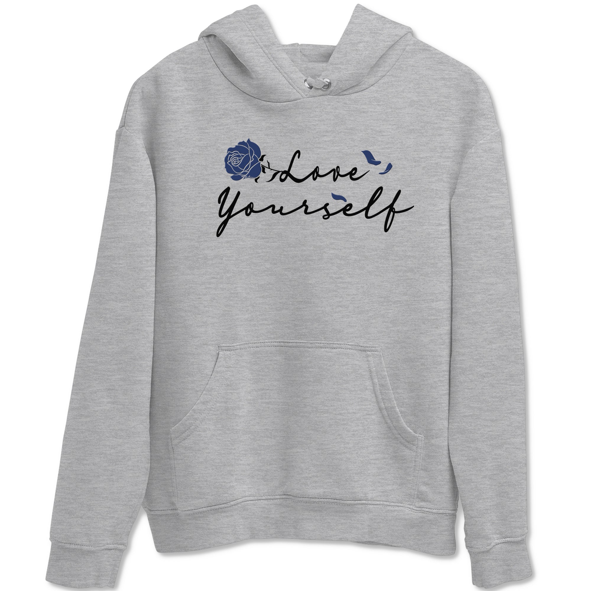 1s Midnight Navy shirts to match jordans Love Yourself sneaker match tees Air Jordan 1 Midnight Navy match shoes to clothes SNRT Sneaker Tees unisex cotton Heather Grey 2 shirts