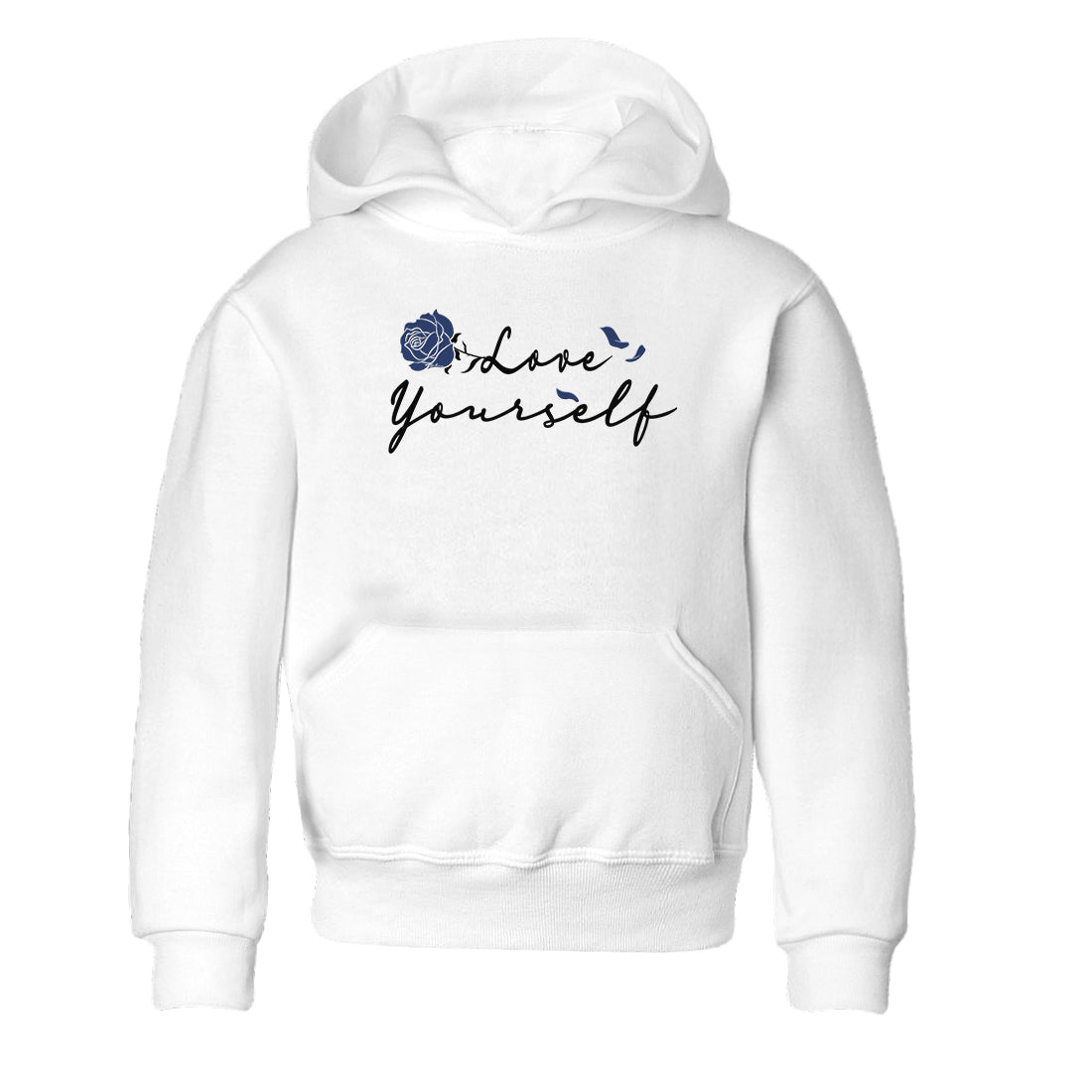 1s Midnight Navy shirts to match jordans Love Yourself sneaker match tees Air Jordan 1 Midnight Navy match shoes to clothes SNRT Sneaker Tees Youth Baby White 2 tee