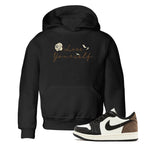 1s Low OG Mocha shirts to match jordans Love Yourself sneaker match tees Air Jordan 1 Mocha match shoes to clothes SNRT Sneaker Tees Youth Baby Black 1 tee