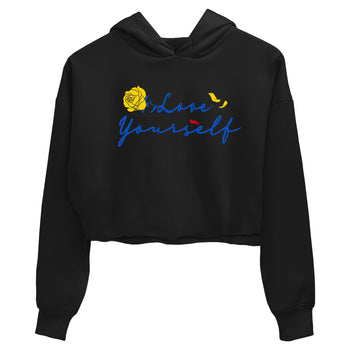 AJ1 Travis Scott Canary shirt to match jordans Love Yourself sneaker tees Air Jordan 1 Travis Scott Canary SNRT Sneaker Release Tees Black 2 crop length shirt