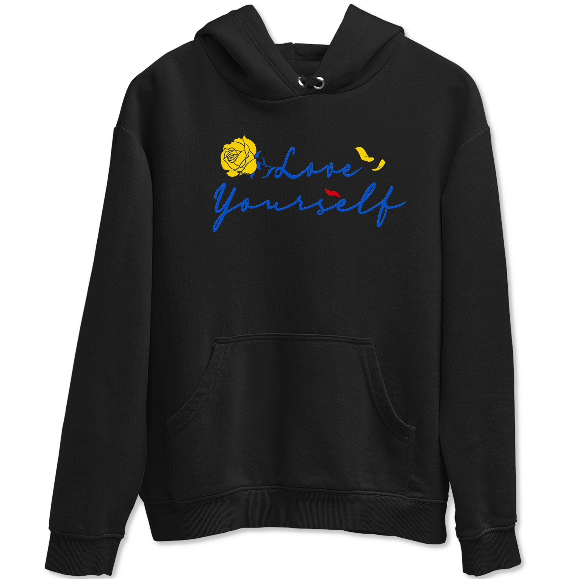 AJ1 Travis Scott Canary shirt to match jordans Love Yourself sneaker tees Air Jordan 1 Travis Scott Canary SNRT Sneaker Release Tees unisex cotton Black 2 crew neck shirt