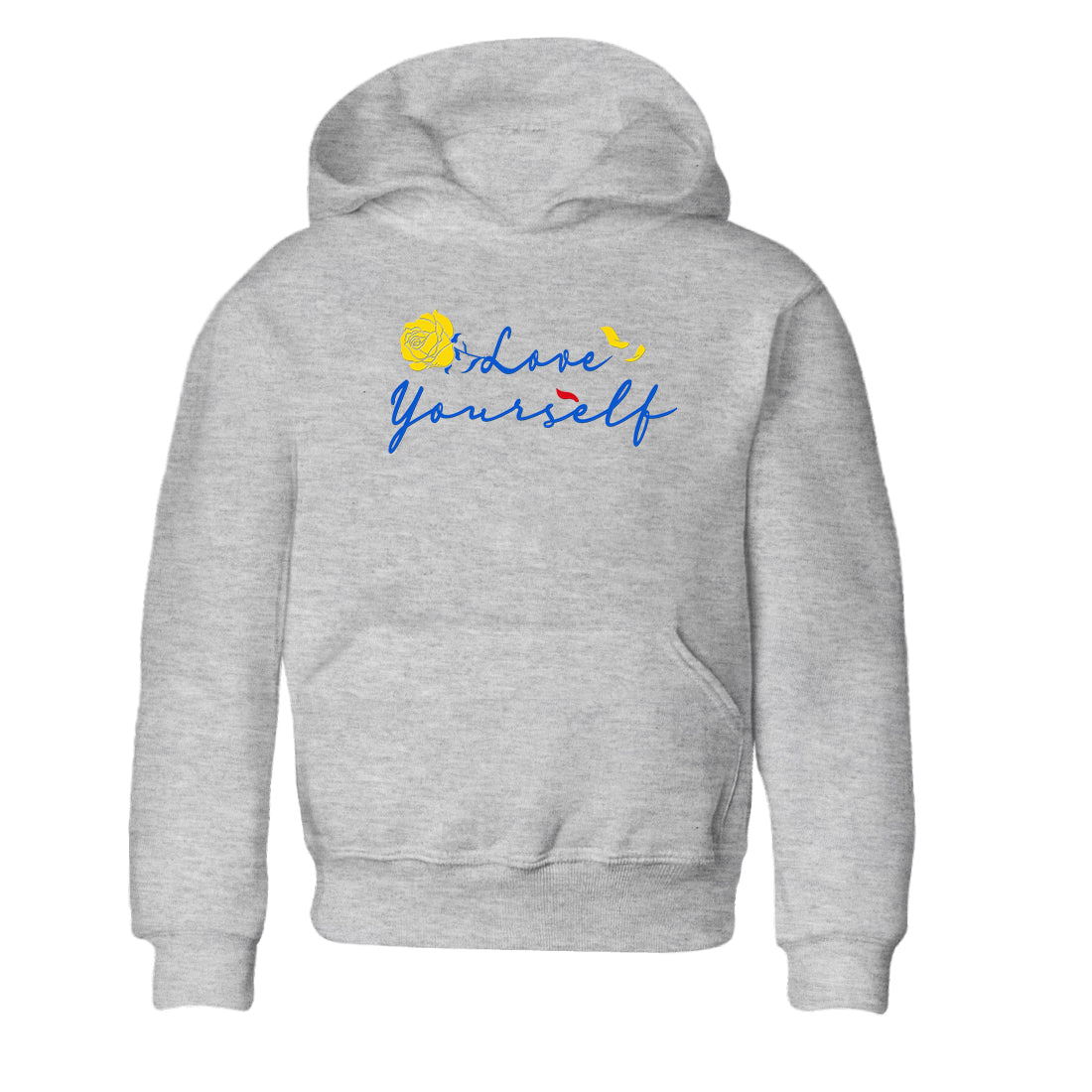 AJ1 Travis Scott Canary shirt to match jordans Love Yourself sneaker tees Air Jordan 1 Travis Scott Canary SNRT sneaker release tees baby toddler Heather Grey 2 cotton Shirt