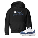 11s Diffused Blue Shirts To Match Jordans Love Yourself sneaker match tees Air Jordan 11 Diffused Blue Tee SNRT Sneaker Release Tees Youth Baby Black 1 crew neck shirts