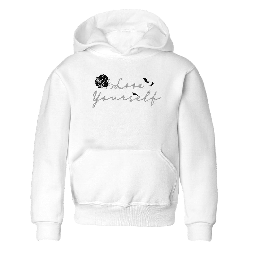 12s Black Wolf Grey shirts to match jordans Love Yourself sneaker match tees Air Jordan 12 Black Wolf Grey match shoes to clothes SNRT Sneaker Tees Youth Baby White 2 tee