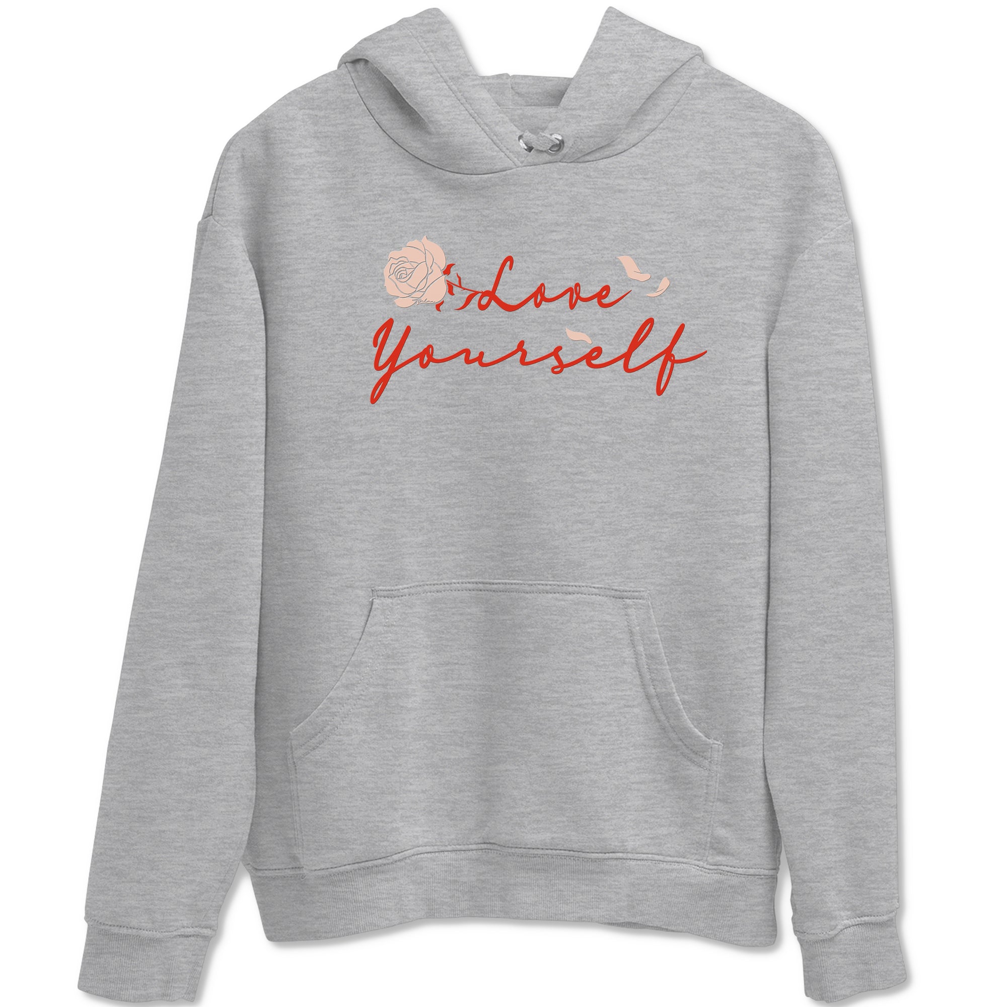 13s Dune Red shirts to match jordans Love Yourself sneaker match tees Air Jordan 13 Dune Red SNRT Sneaker Tees streetwear brand Heather Grey 2 unisex cotton tee