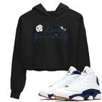 13s Midnight Navy shirts to match jordans Love Yourself sneaker match tees Air Jordan 13 Midnight Navy SNRT Sneaker Release Tees unisex cotton Black 1 Crop Shirts