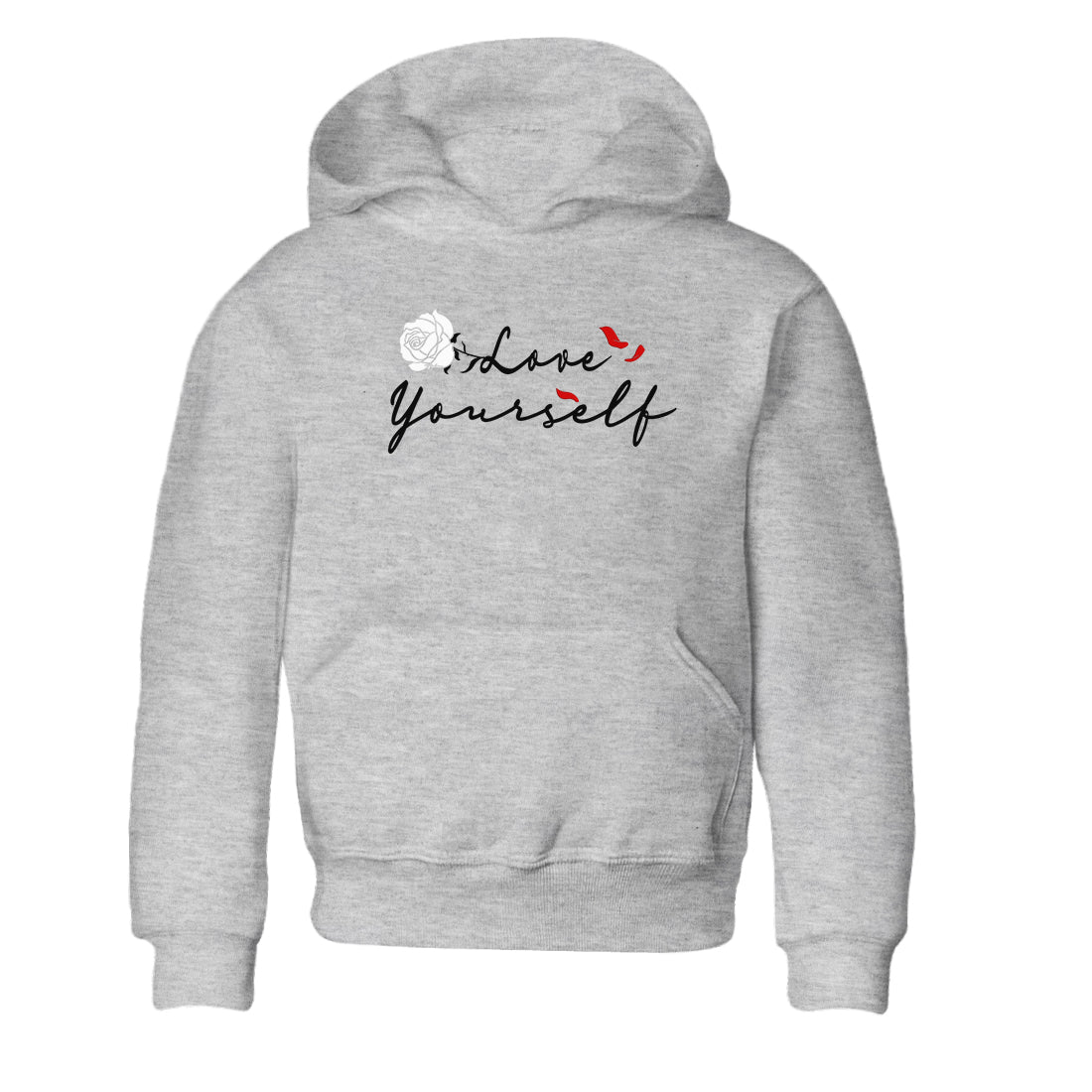 14s Black Toe shirts to match jordans Love Yourself sneaker match tees Air Jordan 14 Black Toe match shoes to clothes SNRT Sneaker Tees Youth Baby Heather Grey 2 tee