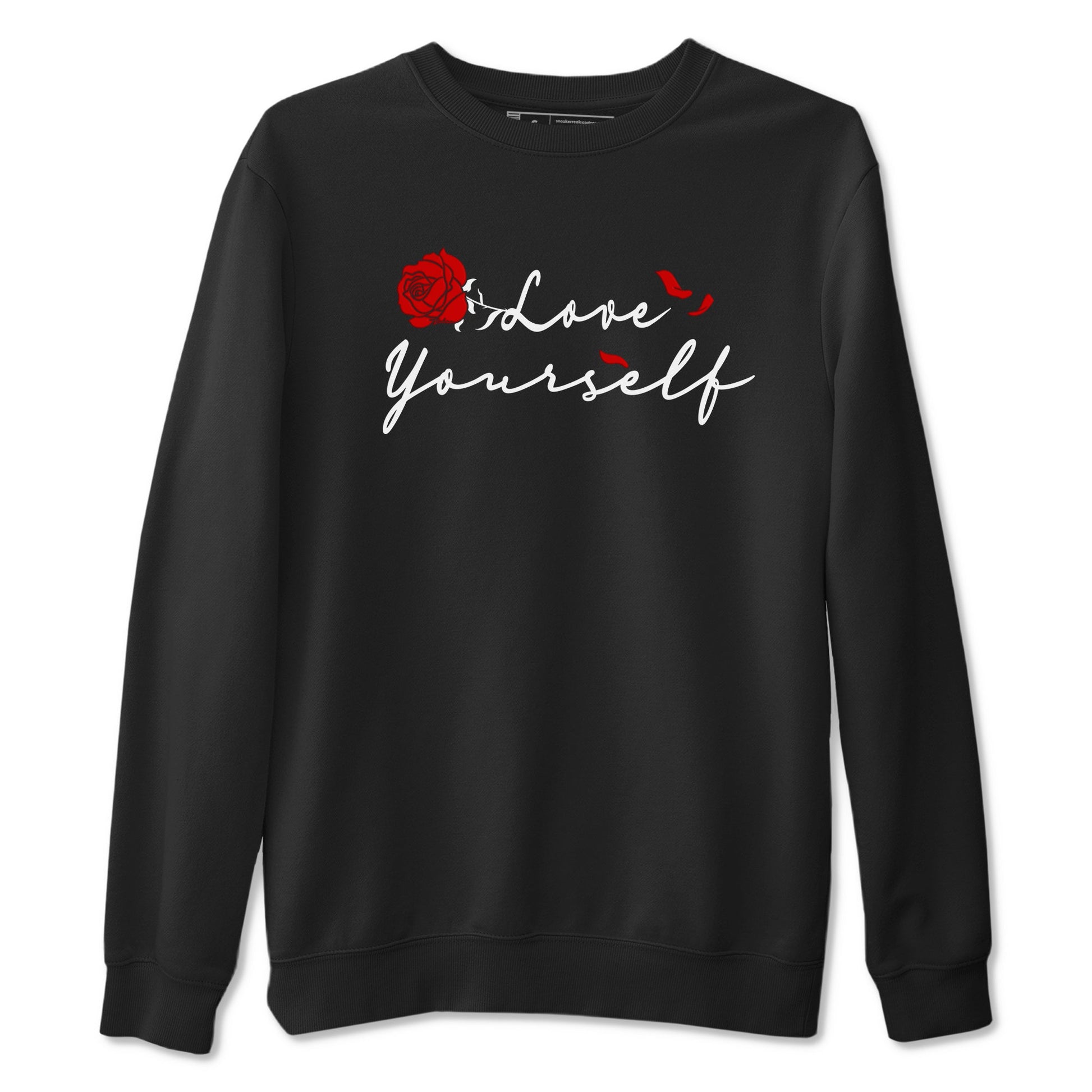 14s Black Toe shirts to match jordans Love Yourself sneaker match tees Air Jordan 14 Black Toe match shoes to clothes SNRT Sneaker Tees unisex cotton Black 2 shirts