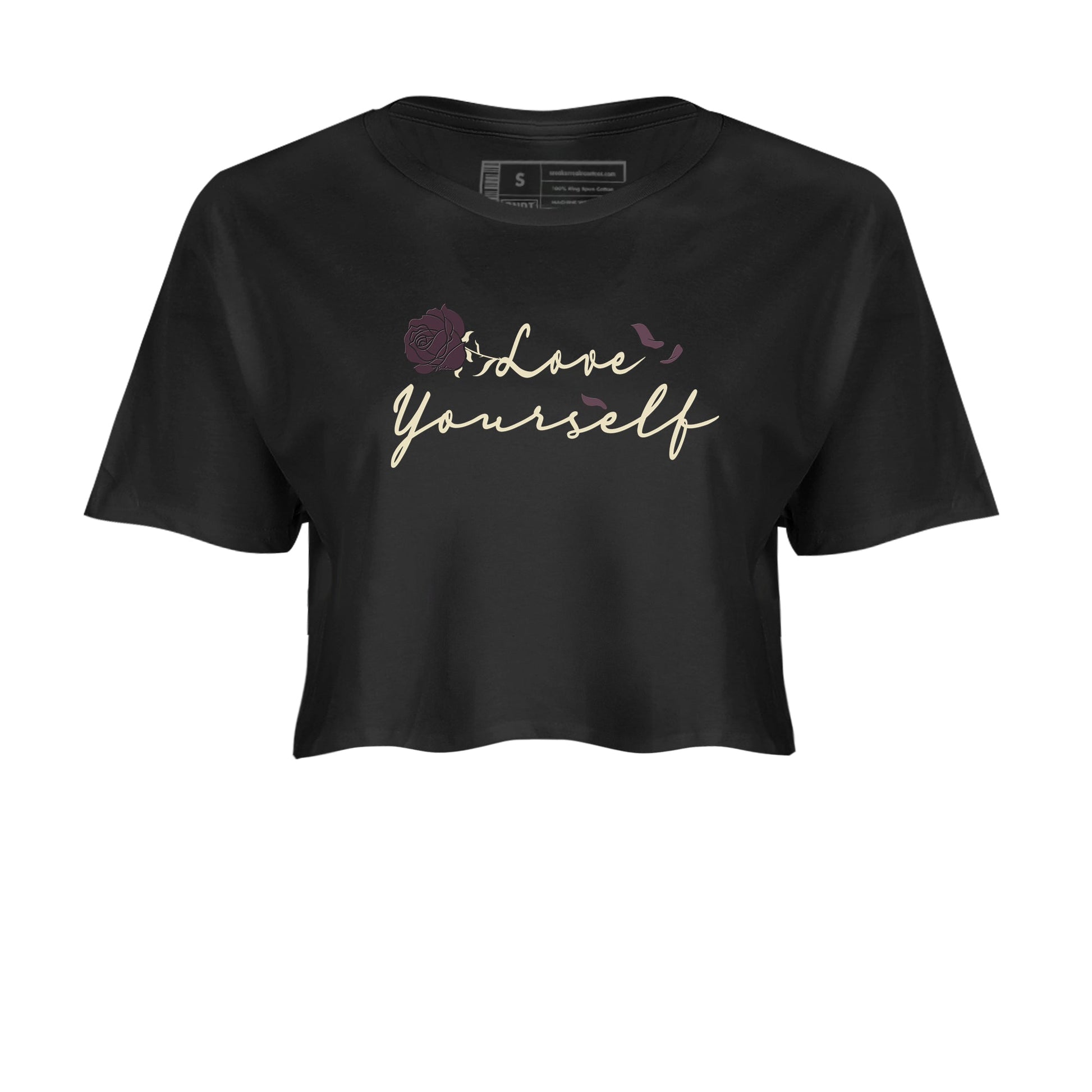 3s A Ma Maniere x Black shirts to match jordans Love Yourself sneaker match tees A Ma Maniere x Air Jordan 3 _hile You Were Sleeping Sneaker Release Tees unisex cotton Black 2 Crop Shirts
