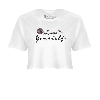 3s A Ma Maniere x Black shirts to match jordans Love Yourself sneaker match tees A Ma Maniere x Air Jordan 3 _hile You Were Sleeping Sneaker Release Tees unisex cotton White 2 Crop Shirts