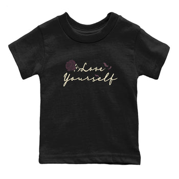 3s A Ma Maniere x Black shirts to match jordans Love Yourself sneaker match tees A Ma Maniere x Air Jordan 3 _hile You Were Sleeping Sneaker Release Tees Youth Baby Black 2 crew neck shirts