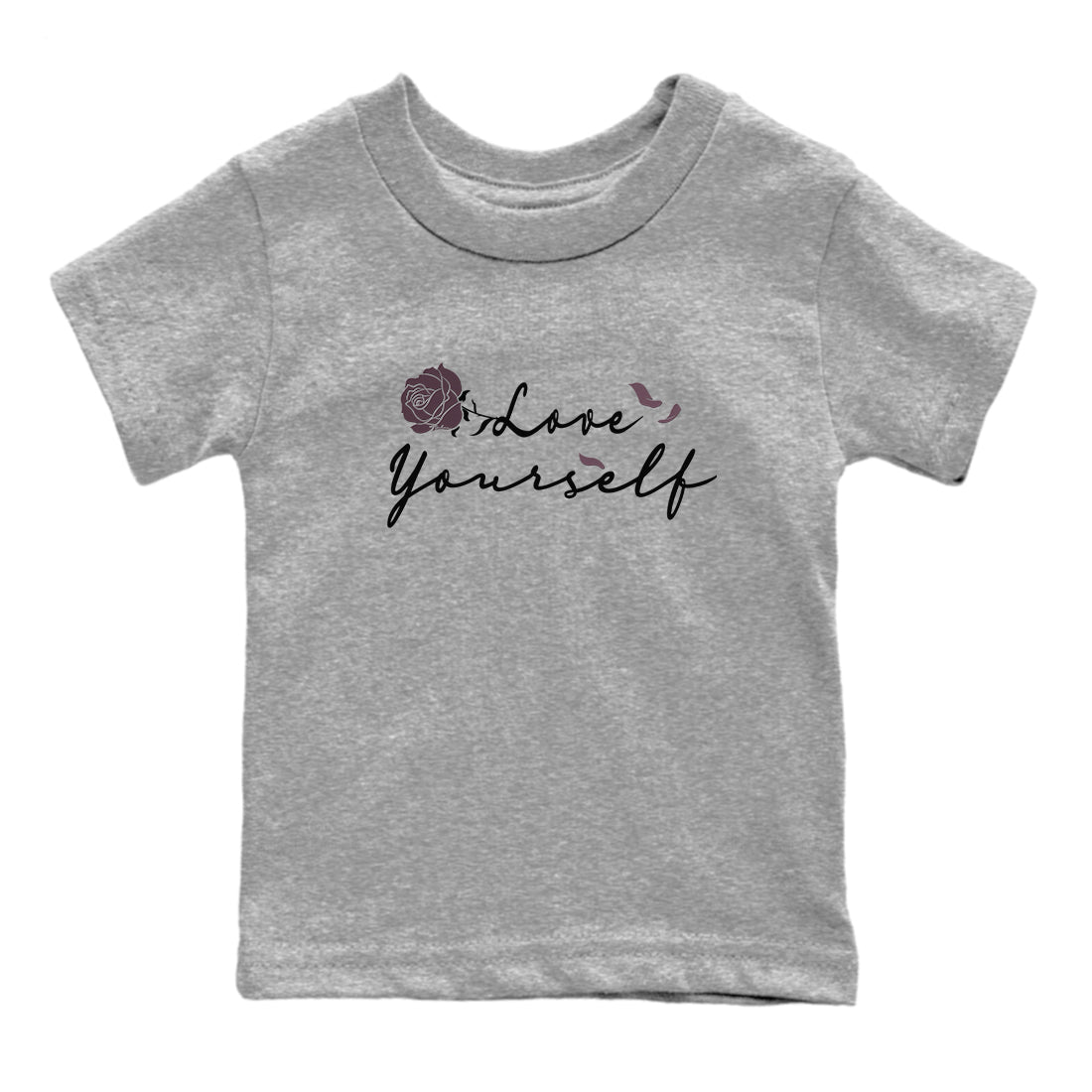 3s A Ma Maniere x Black shirts to match jordans Love Yourself sneaker match tees A Ma Maniere x Air Jordan 3 _hile You Were Sleeping Sneaker Release Tees Youth Baby Heather Grey 2 crew neck shirts