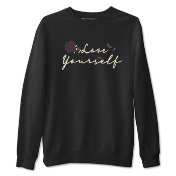 3s A Ma Maniere x Black shirts to match jordans Love Yourself sneaker match tees A Ma Maniere x Air Jordan 3 _hile You Were Sleeping Sneaker Release Tees unisex cotton Black 2 crew neck shirts