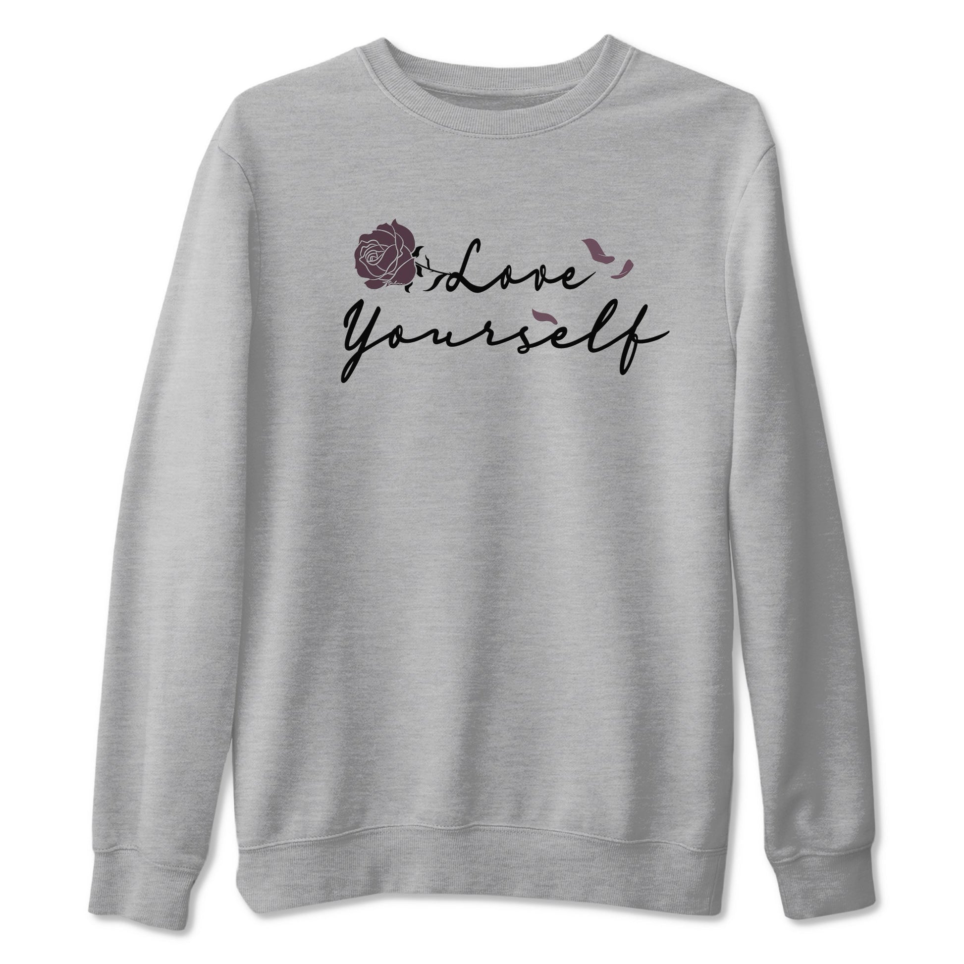 3s A Ma Maniere x Black shirts to match jordans Love Yourself sneaker match tees A Ma Maniere x Air Jordan 3 _hile You Were Sleeping Sneaker Release Tees unisex cotton Heather Grey 2 crew neck shirts
