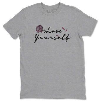 3s A Ma Maniere x Black shirts to match jordans Love Yourself sneaker match tees A Ma Maniere x Air Jordan 3 _hile You Were Sleeping Sneaker Release Tees unisex cotton Heather Grey 2 crew neck shirts