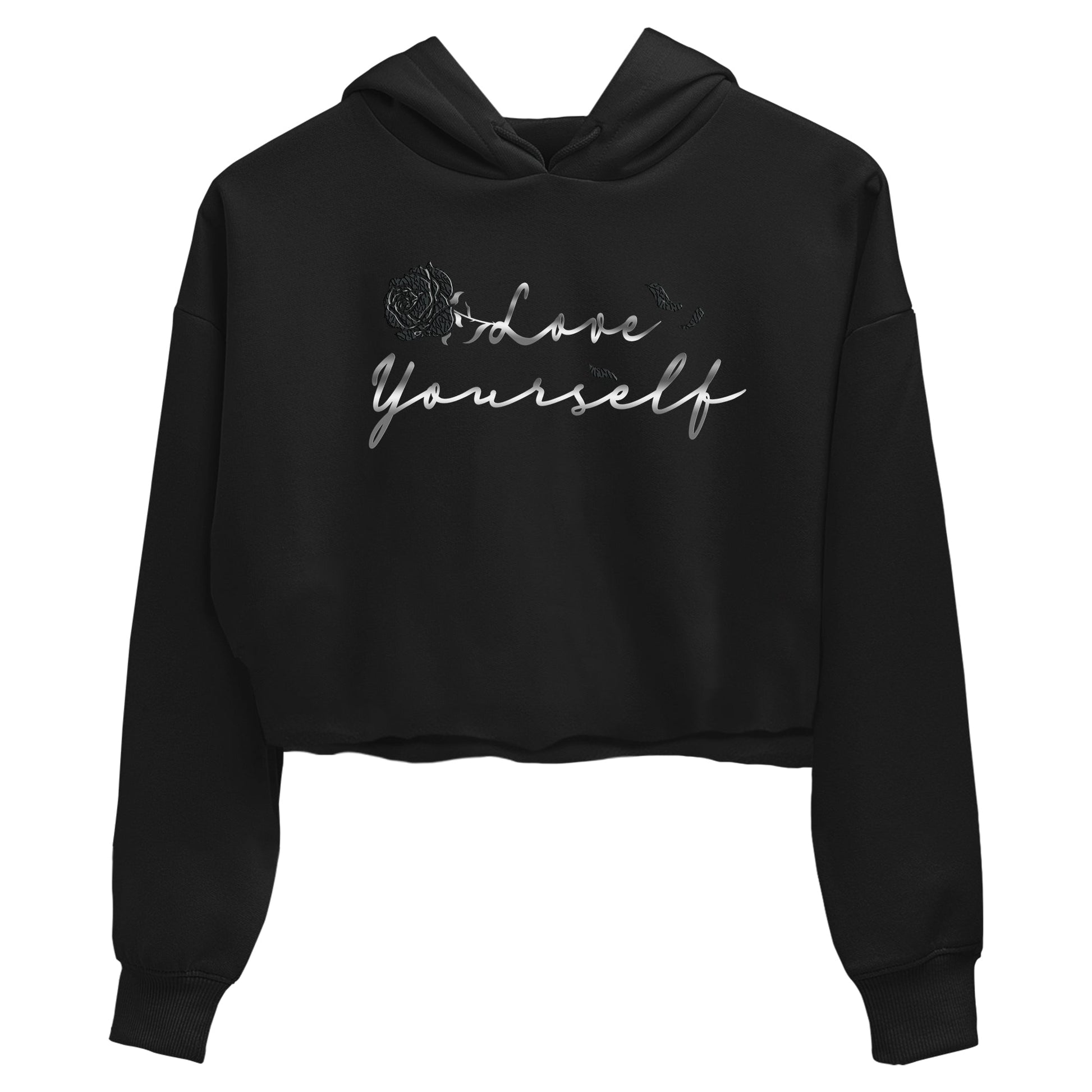 3s Black Cat shirts to match jordans Love Yourself best t shirts to wear with jordans Air Jordan 3 Retro Black Cat match shoes to clothes SNRT Sneaker Tees unisex cotton Black 2 crop tee