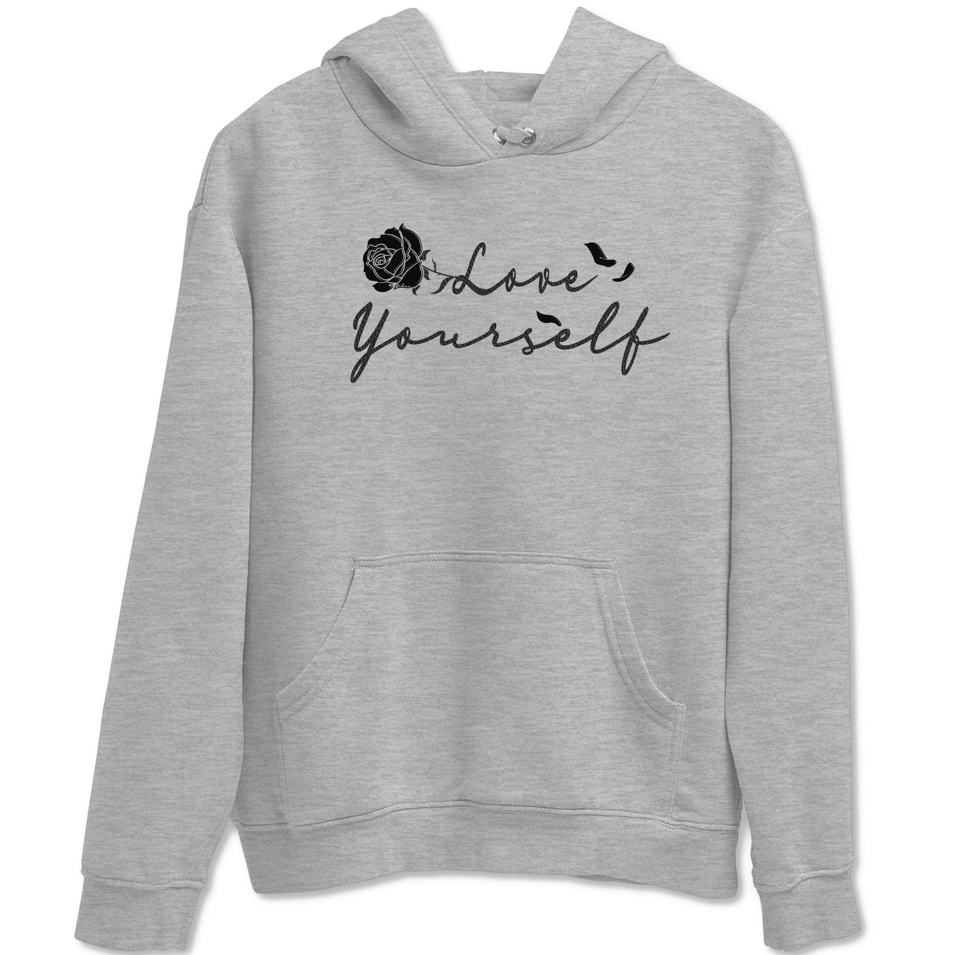 3s Black Cat shirts to match jordans Love Yourself best t shirts to wear with jordans Air Jordan 3 Retro Black Cat match shoes to clothes SNRT Sneaker Tees unisex cotton Heather Grey 2 shirts
