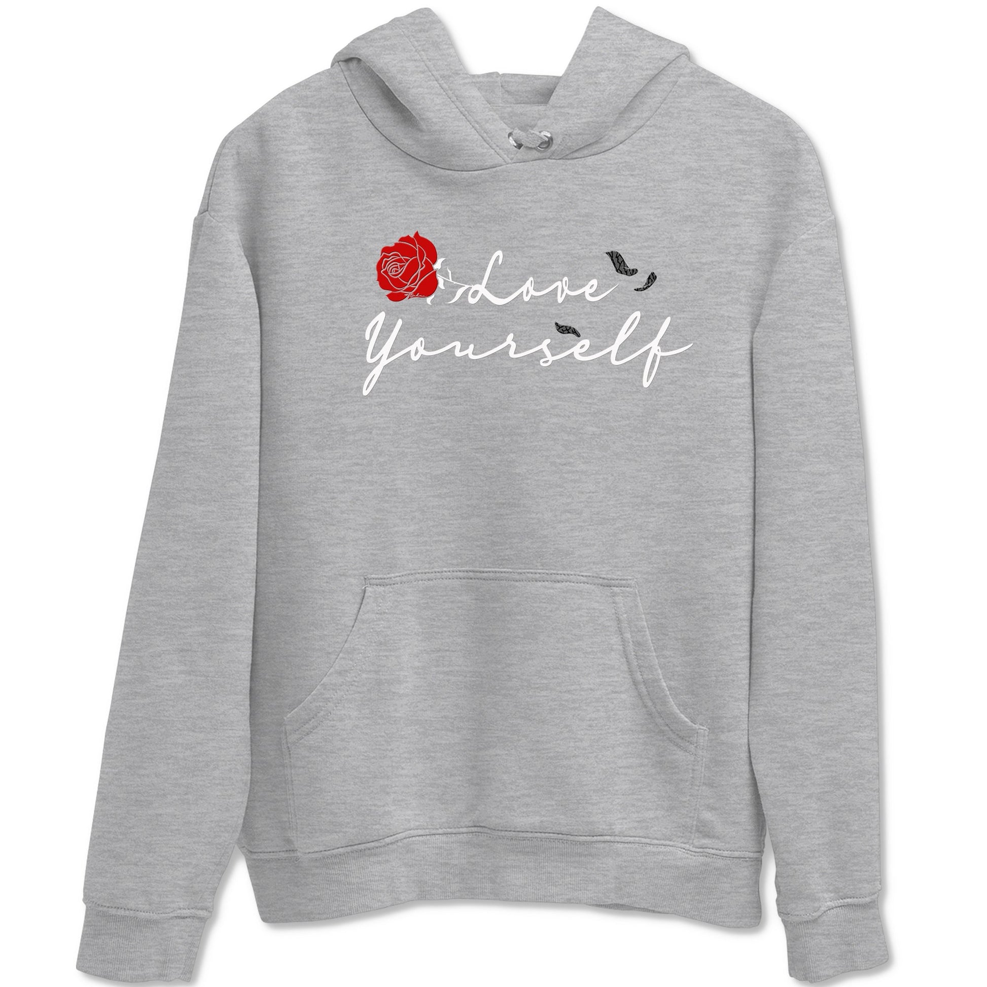 3s Cement Grey shirts to match jordans Love Yourself sneaker match tees Air Jordan 3 Cement Grey SNRT Sneaker Release Tees unisex cotton Heather Grey 2 crew neck shirts