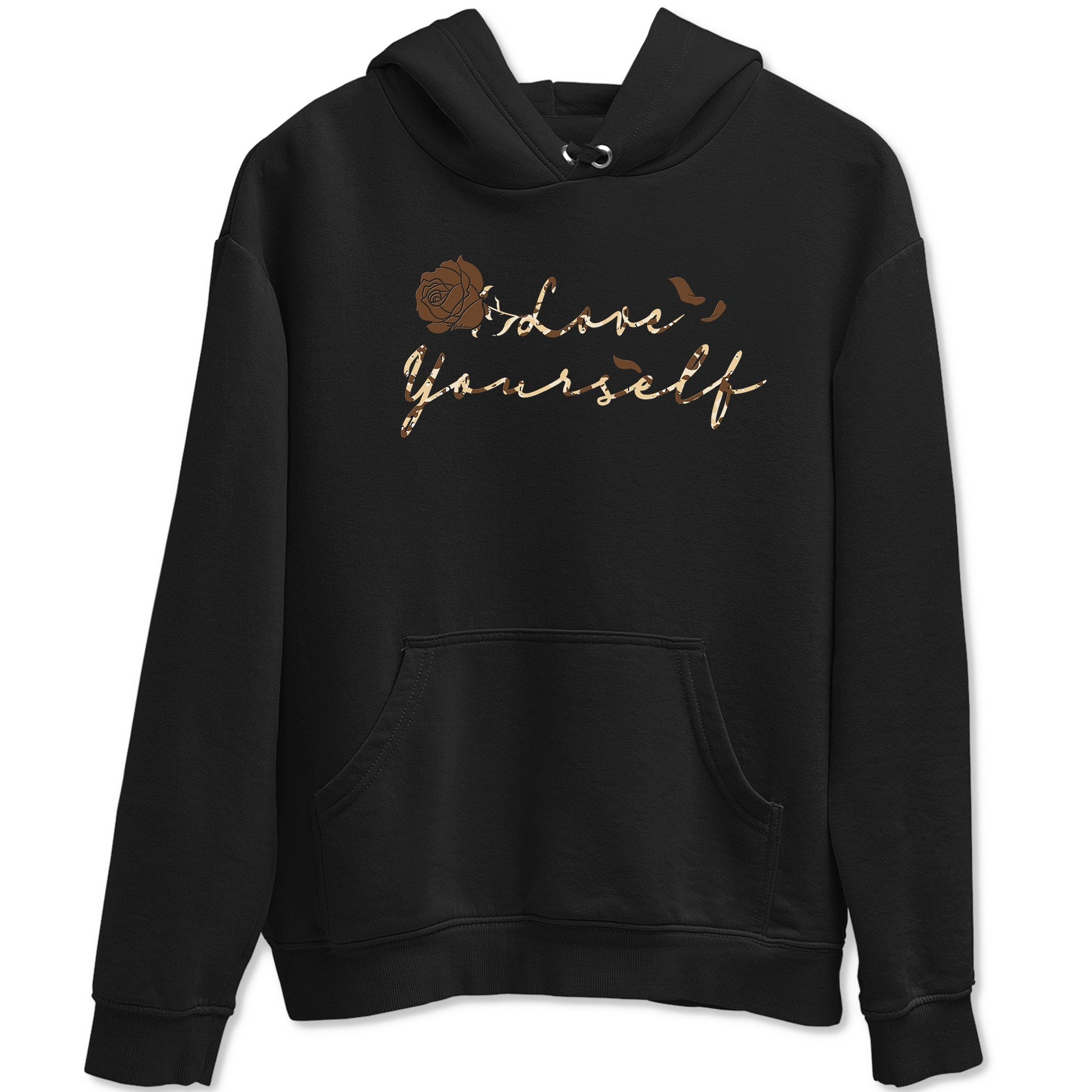3s Desert Camo shirts to match jordans Love Yourself sneaker match tees Air Jordan 3 Desert Camo SNRT Sneaker Tees streetwear brand Black 2 unisex cotton tee
