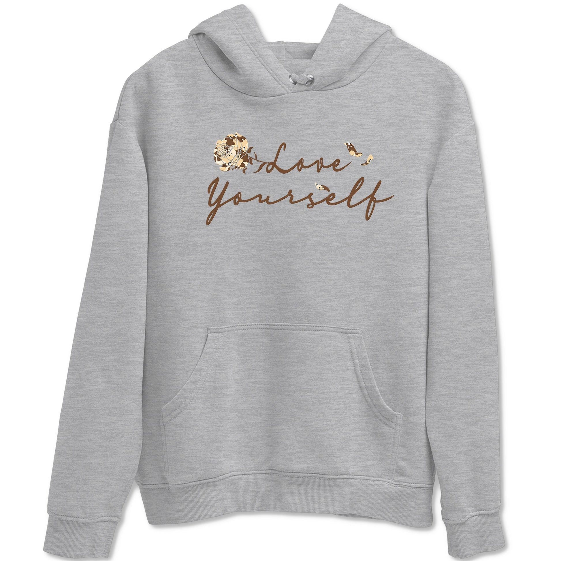 3s Desert Camo shirts to match jordans Love Yourself sneaker match tees Air Jordan 3 Desert Camo SNRT Sneaker Tees streetwear brand Heather Grey 2 unisex cotton tee