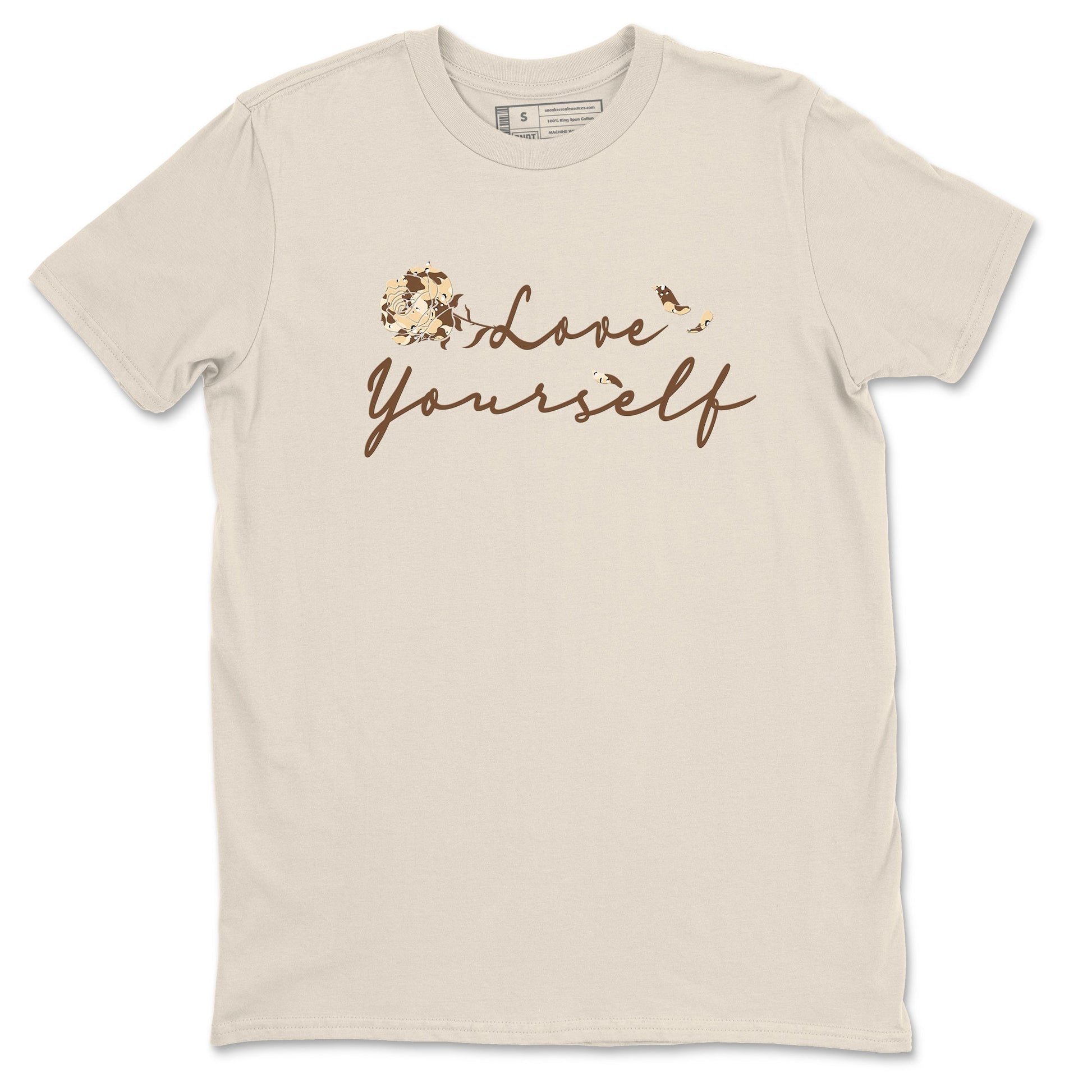 3s Desert Camo shirts to match jordans Love Yourself sneaker match tees Air Jordan 3 Desert Camo SNRT Sneaker Tees streetwear brand Natural 2 unisex cotton tee