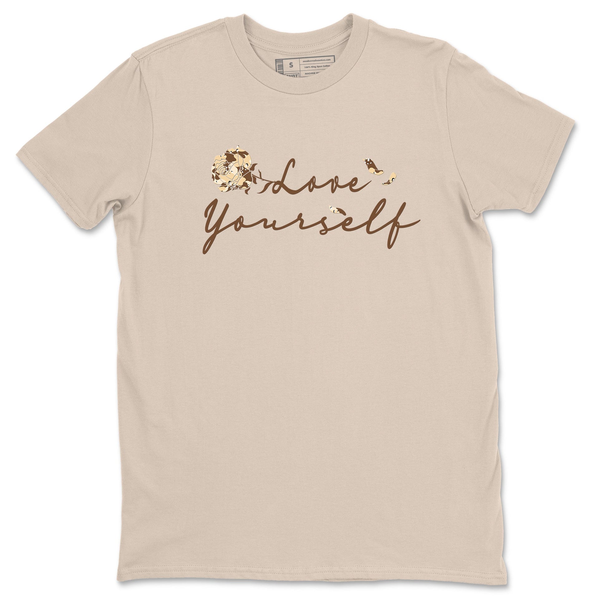 3s Desert Camo shirts to match jordans Love Yourself sneaker match tees Air Jordan 3 Desert Camo SNRT Sneaker Tees streetwear brand Sand 2 unisex cotton tee