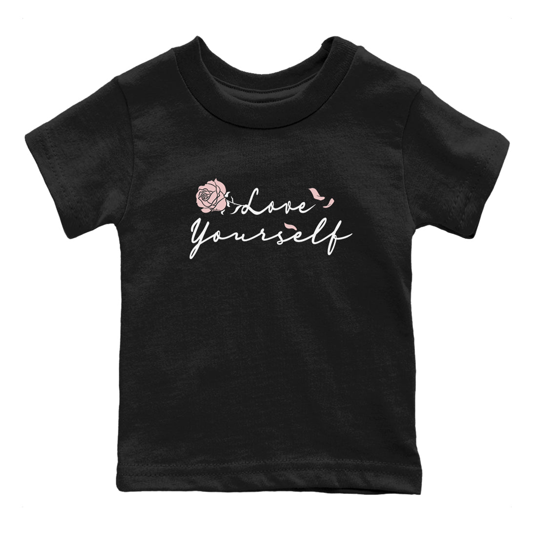 3s Vintage Floral shirt to match jordans Love Yourself sneaker tees Air Jordan 3 GS Vintage Floral SNRT Sneaker Tees baby toddler Black 2 cotton Shirt