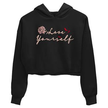 Air Jordan 3 Valentine's Day shirts to match jordans Love Yourself graphic tee Valentines Day best t-shirts to wear with jordans SNRT Sneaker Tees unisex cotton Black 2 crop tee