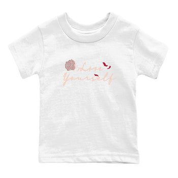 Air Jordan 3 Valentine's Day shirts to match jordans Love Yourself graphic tee Valentines Day best t-shirts to wear with jordans SNRT Sneaker Tees Youth Baby White 2 tee