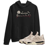 4s A Ma Maniere x "While You Were Sleeping" shirts to match jordans Love Yourself sneaker match tees Air Jordan 4 A Ma Maniere x W.Y.W.S match shoes to clothes SNRT Sneaker Tees unisex cotton Black 1 shirts