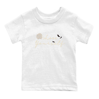 4s A Ma Maniere x "While You Were Sleeping" shirts to match jordans Love Yourself sneaker match tees Air Jordan 4 A Ma Maniere x W.Y.W.S match shoes to clothes SNRT Sneaker Tees Youth Baby White 2 tee