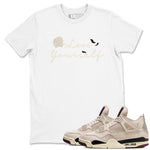 4s A Ma Maniere x "While You Were Sleeping" shirts to match jordans Love Yourself sneaker match tees Air Jordan 4 A Ma Maniere x W.Y.W.S match shoes to clothes SNRT Sneaker Tees unisex cotton White 1 shirts