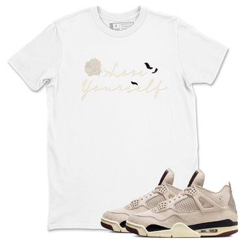 4s A Ma Maniere x "While You Were Sleeping" shirts to match jordans Love Yourself sneaker match tees Air Jordan 4 A Ma Maniere x W.Y.W.S match shoes to clothes SNRT Sneaker Tees unisex cotton White 1 shirts