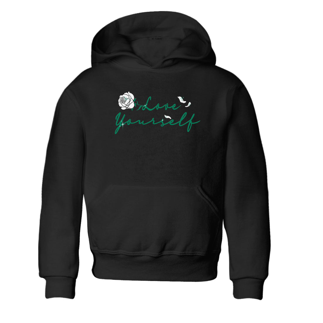 4s Oxidized Green shirts to match jordans Love Yourself sneaker match tees Air Jordan 4 Oxidized Green SNRT Sneaker Tees streetwear brand Baby and Youth Black 2 cotton tee